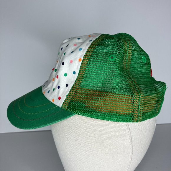 Nike Toddler Green Mesh Check Polka Dot Adjustable Hat - Picture 5 of 9